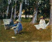 John Singer Sargent Sargent MonetPainting oil painting on canvas